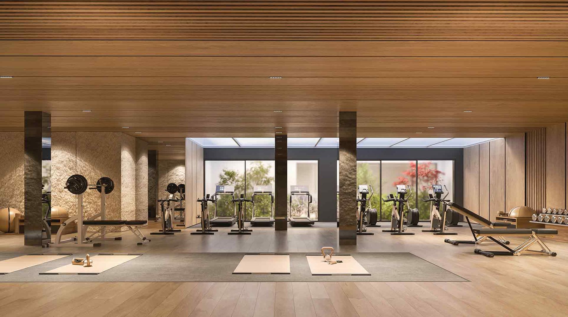 Developer visual of the resident gym