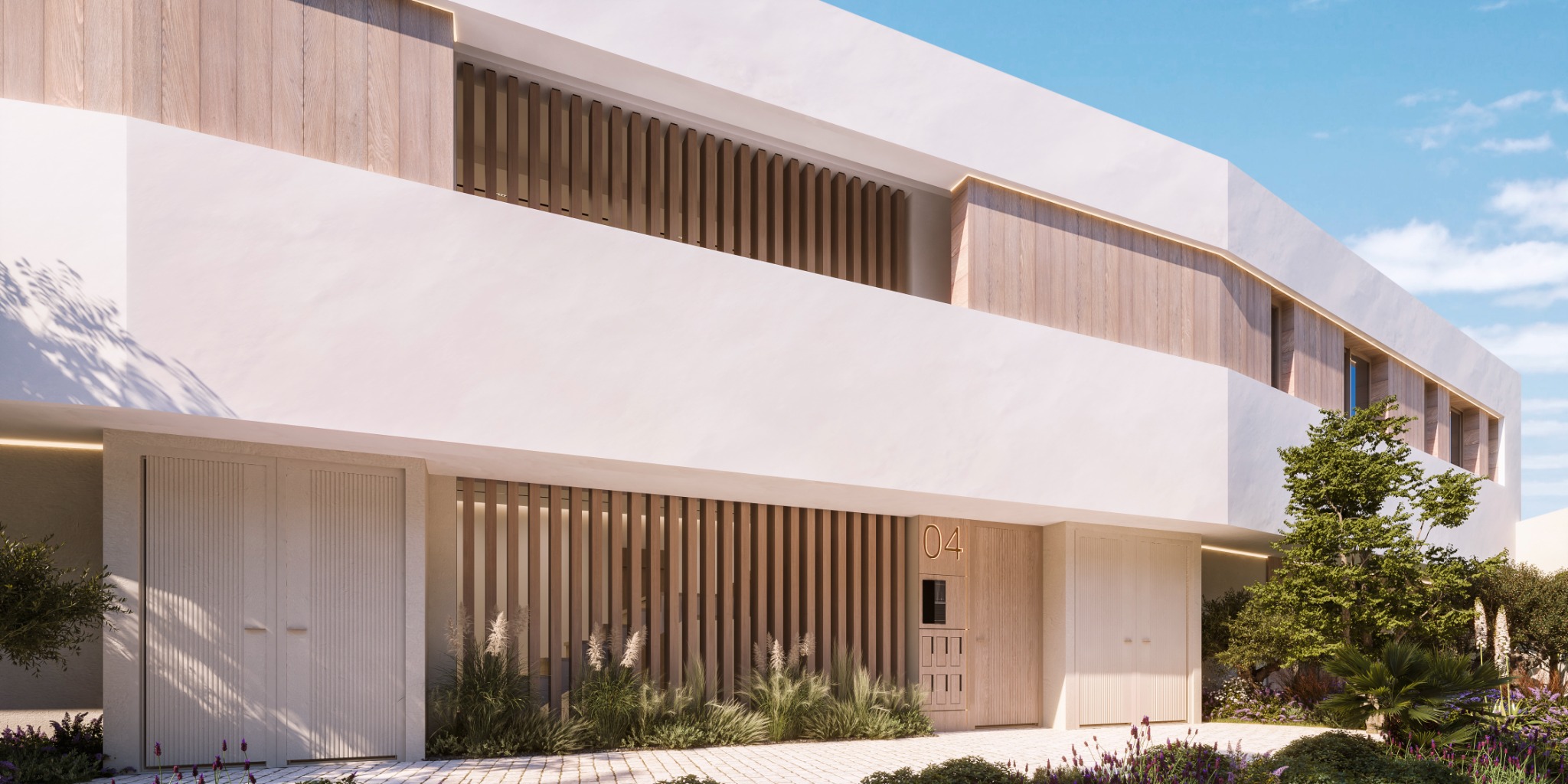 Solenne Benahavís new development exterior arrival