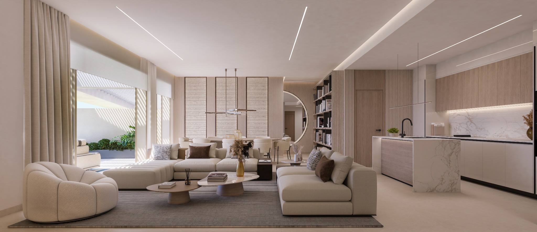 Modern luxury villa development
